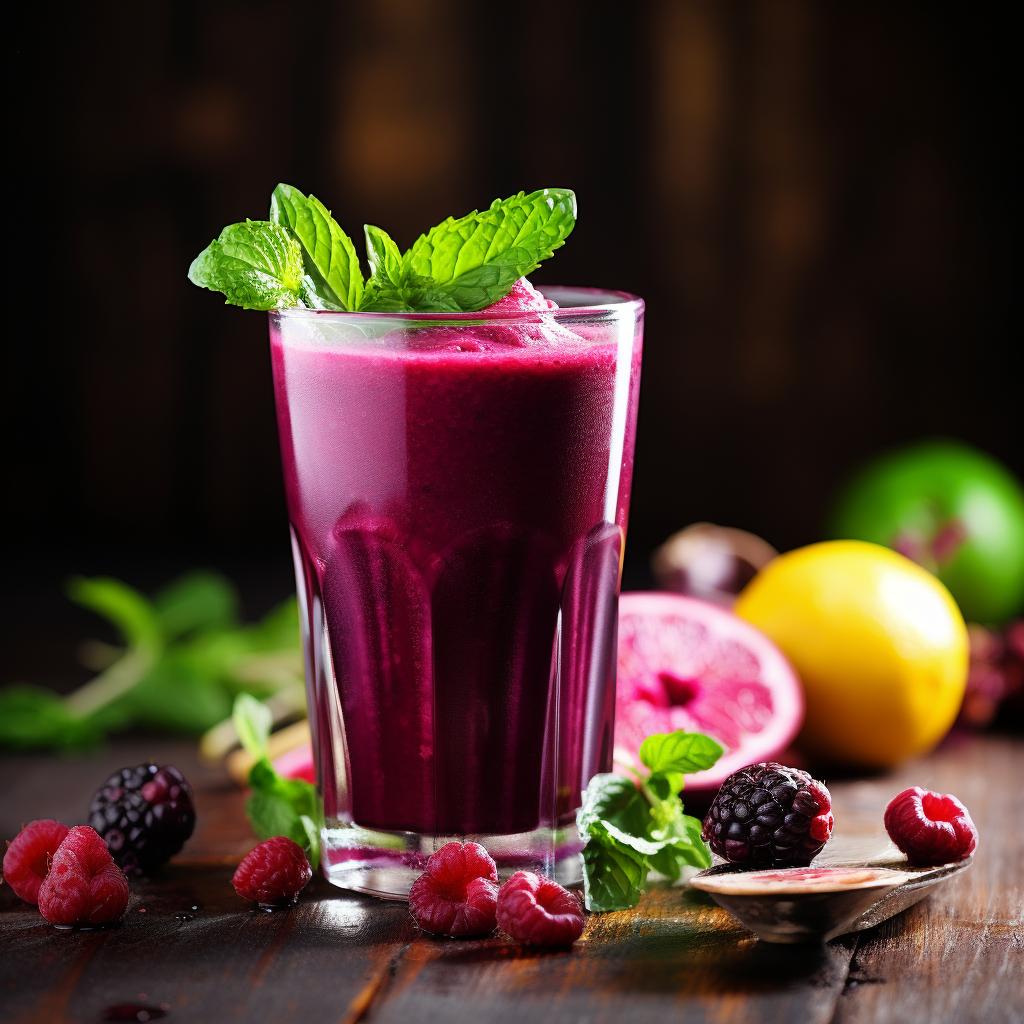 Berry Beet Blast Smoothie Energizing And Nutrient Packed Blend Tasty