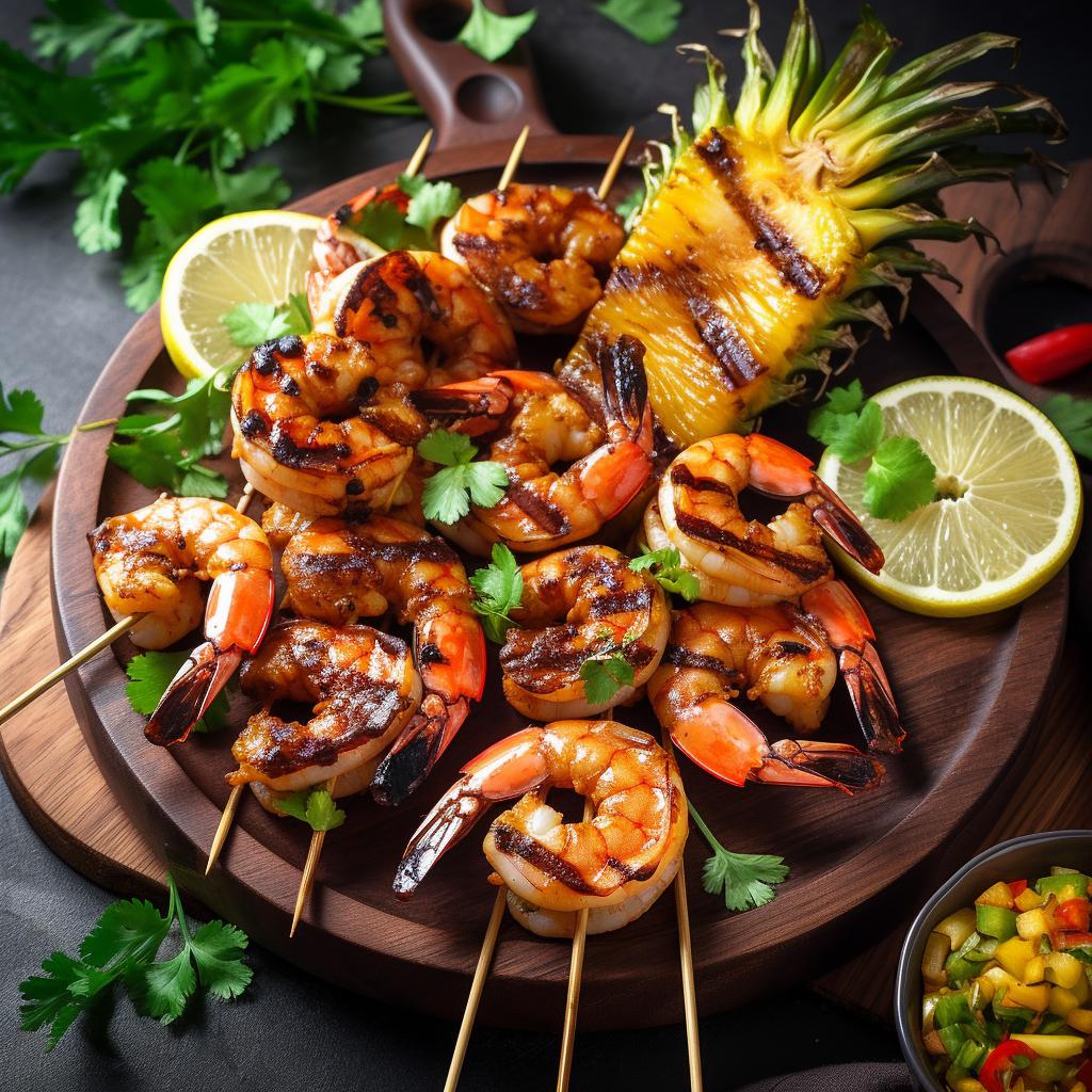 Trader Joe s Pineapple Teriyaki Shrimp Skewers Tropical Grilling Delights for Memorial Day BBQ